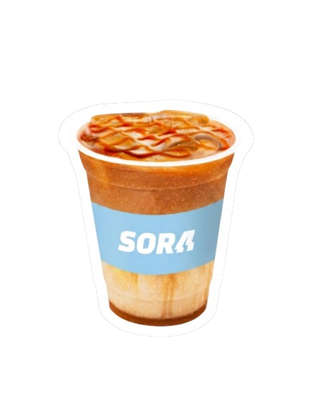 Salted caramel latte